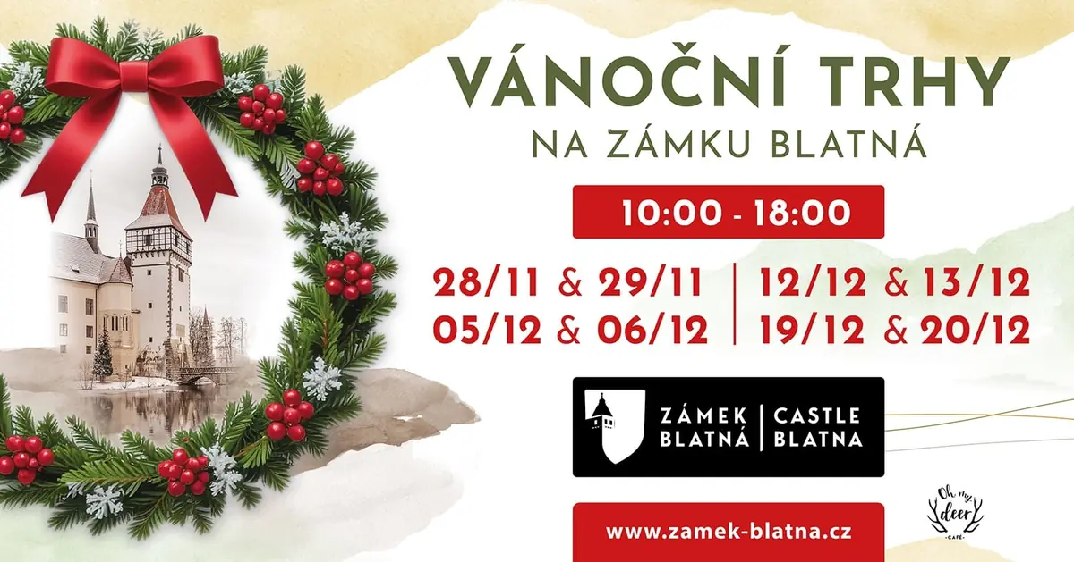 Christmas Markets at Blatná Castle — Zámek Blatná, Blatná