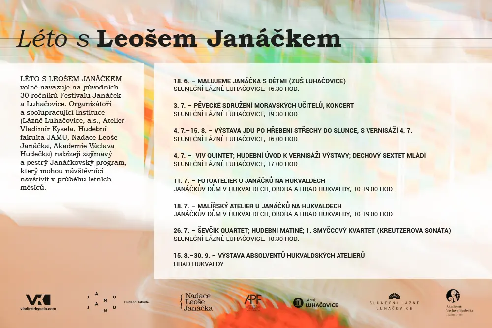 Sommer mit Leos Janacek — Gewächshausgebäude in Sonnenbädern, Luhačovice