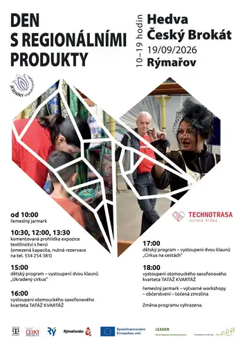 День региональных продуктов в Hedvě Český brokát, 19.9.2026