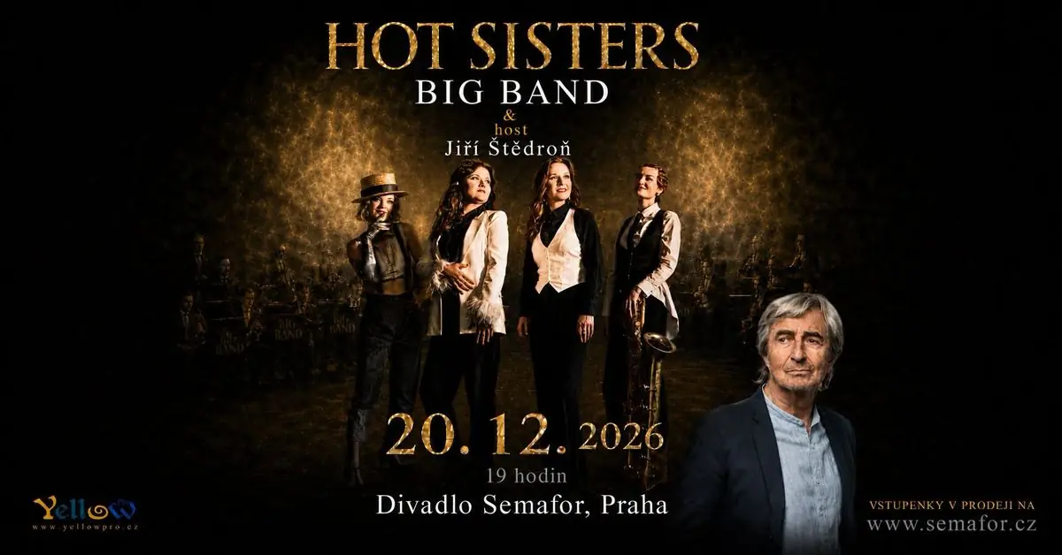 HOT SISTERS big band & host Jiří Štědroň - Praha — Divadlo Semafor, Prague