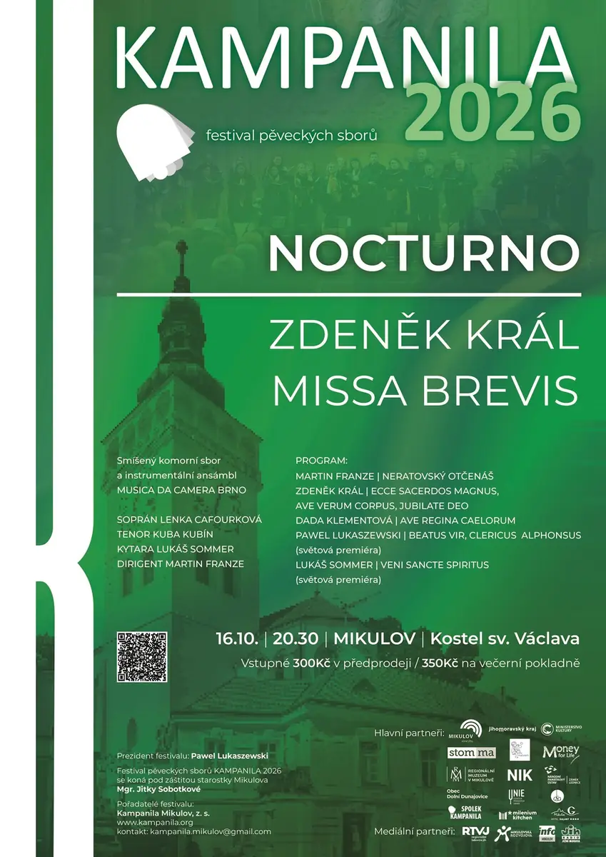 NOCTURNO | KAMPANILA 2026 — Kostel sv. Václava, Mikulov