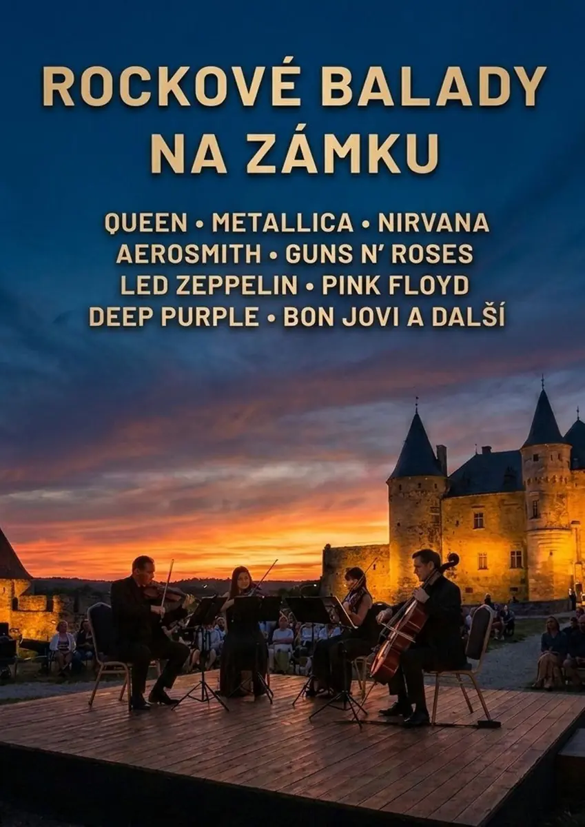 Rockové balady na zámku — Zámek Manětín, Manětín