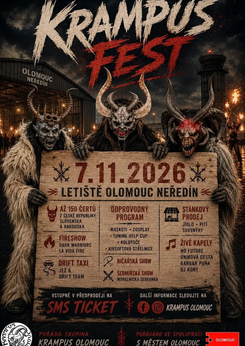 Krampus Fest 2026 — Letiště, Olomouc