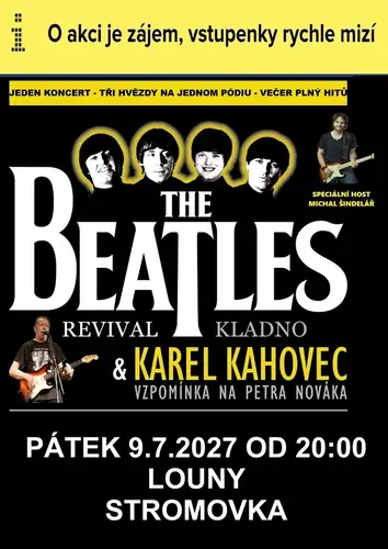 3 Stars on One Stage - K. Kahovec, Beatles, M. Šindelář