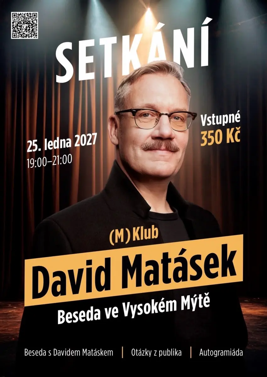 Давид Матасек в Высоком Мыте — M-Klub, Высокое-Мито