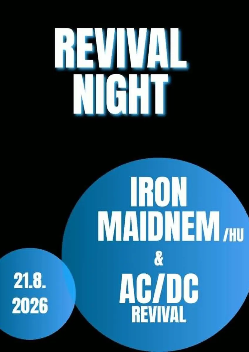 Iron Maiden revival (HU) + AC/DC revival — Letní kino Špilberk, Brno