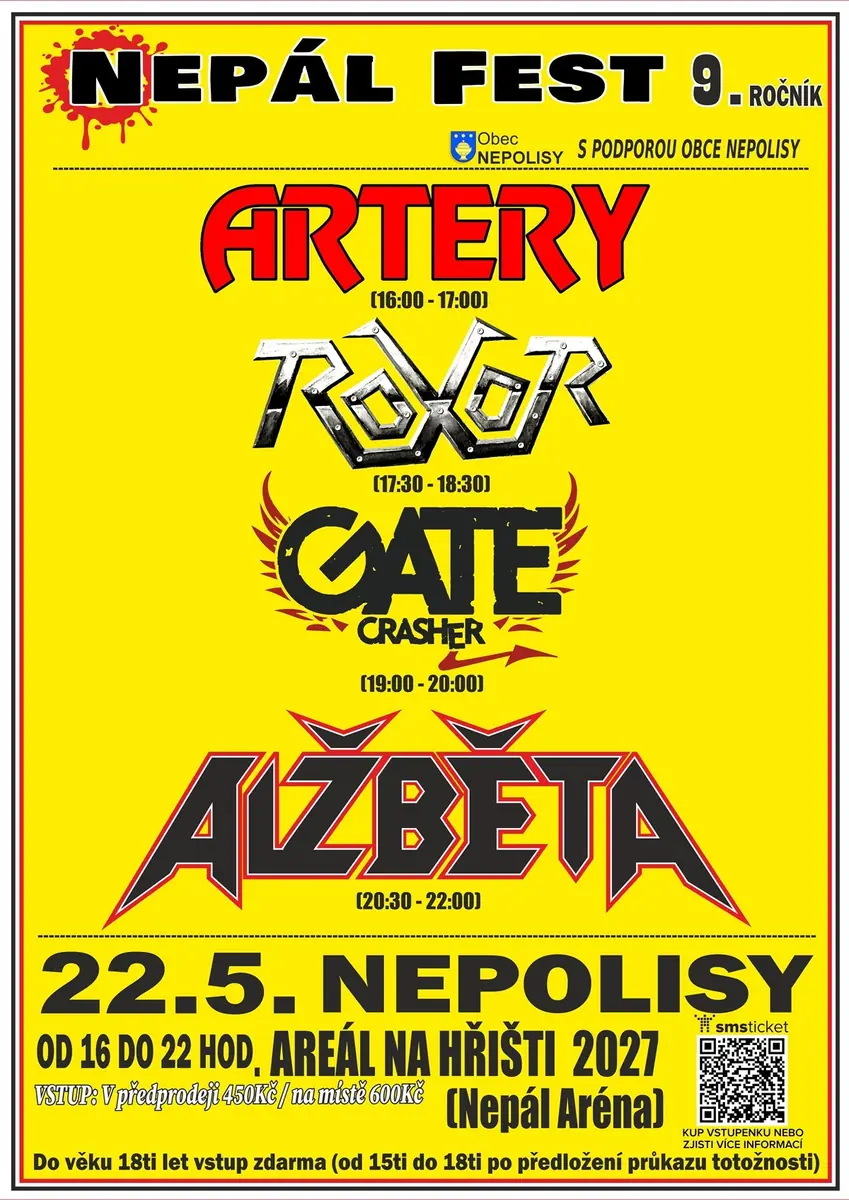 Nepal Fest 2027 — Aréna, Nepolisy