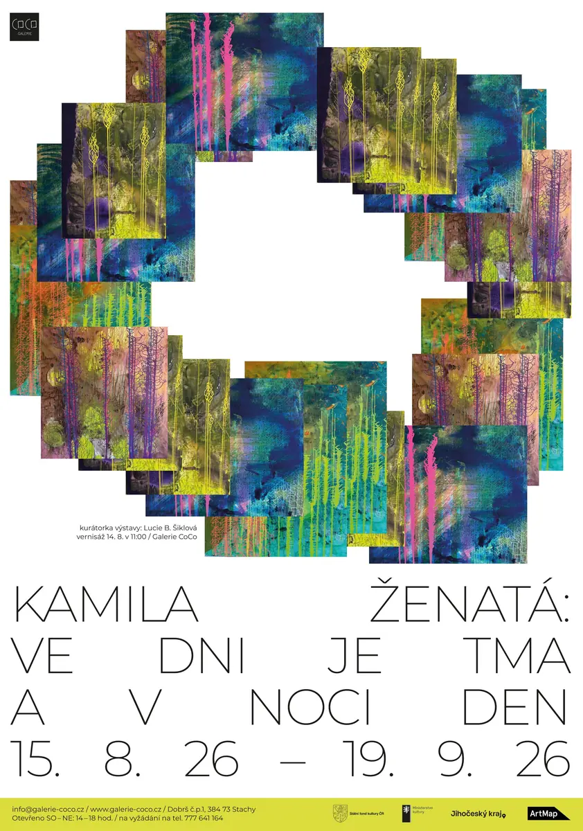 Kamila Ženatá - In the Day There Is Darkness and in the Night There Is Day — CoCo Gallery, Strakonice