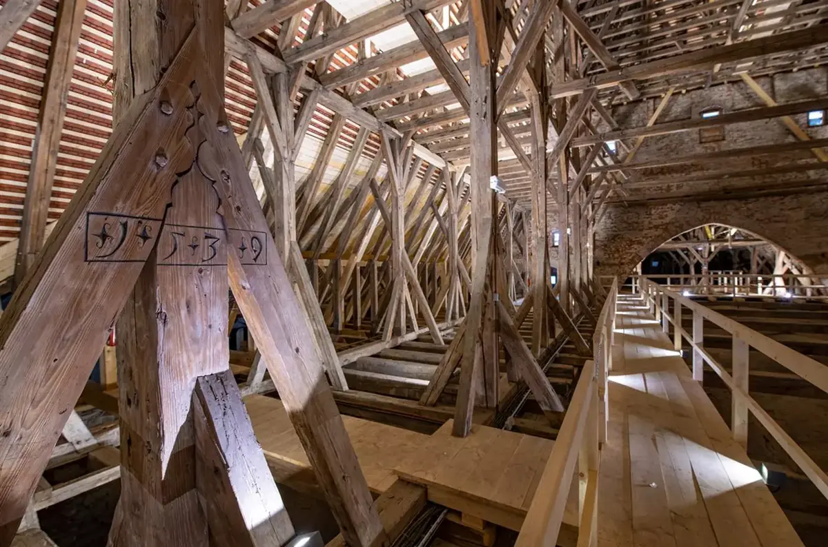 Guided Tour of the Roof and Church of St. James the Greater in Jihlava — Kostel sv. Jakuba Většího v Jihlavě, Jihlava
