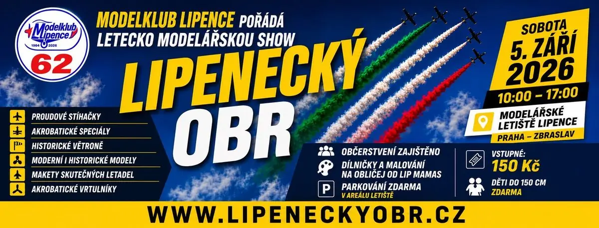 Lipenecký Obr - Aircraft Modeling Show — Modelářské letiště Lipence, Prague