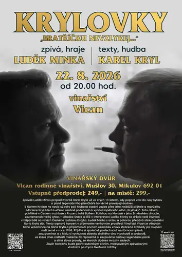 Krylovky at Vican Winery: Luděk Minka Sings and Plays