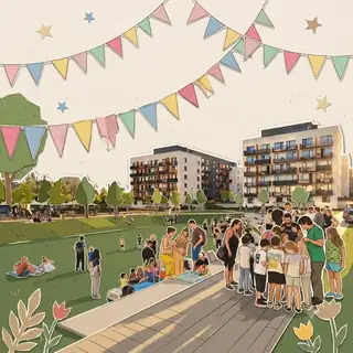 3. Nachbarschaftspicknick Tulipa / AFI City Kolbenova