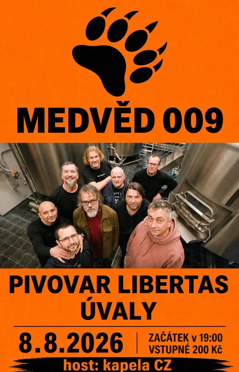 Medvéd 009 + CZ v pivovaru Libertas Úvaly — Akciový pivovar Libertas, Praha