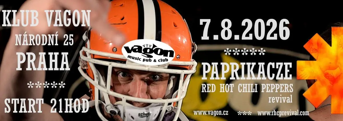 PAPRIKACZE - RED HOT CHILI PEPPERS REVIVAL — Vagon, Прага