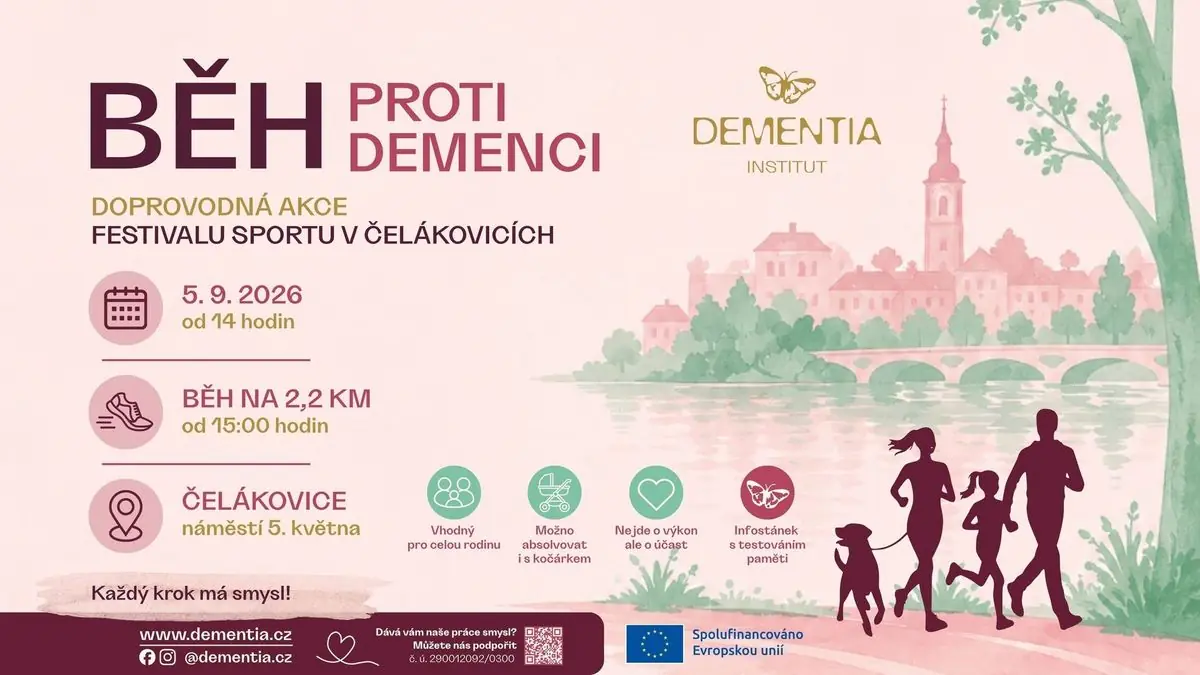 Run Against Dementia Čelákovice — Město Čelákovice, Prague