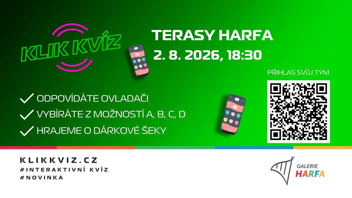 Interactive KLIK QUIZ at OC HARFA — Terasy OC HARFA, Prague