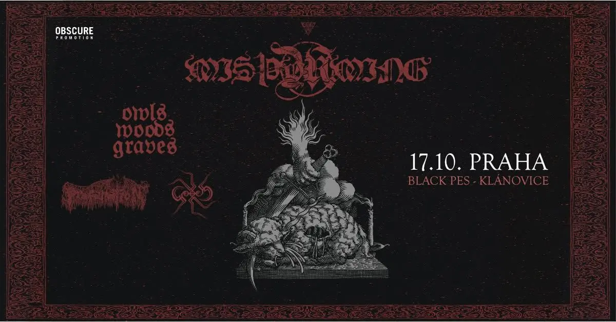 Misþyrming, Owls Woods Graves, Profanation, Gorrch - Prague — Black Pes, Prague