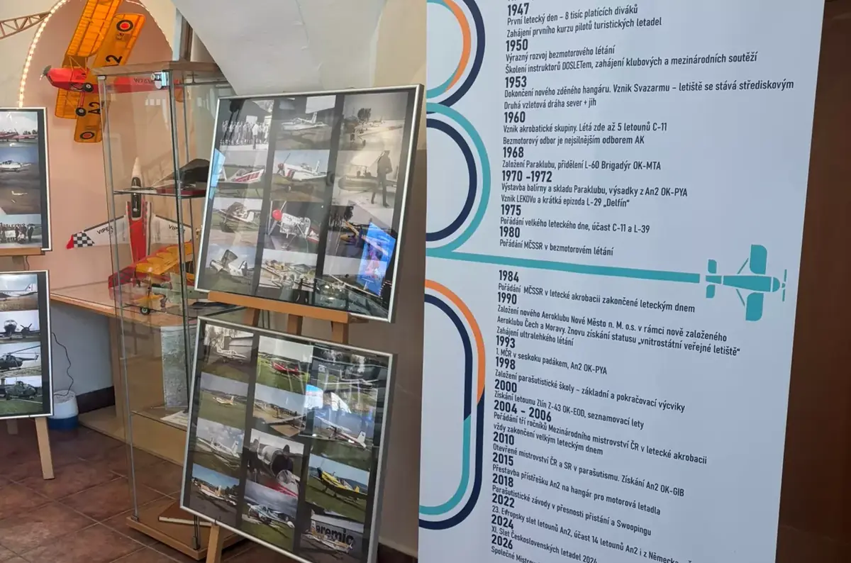 80 let Aeroklubu – výstava Spolkového domu Nové Město nad Metují — Městské muzeum Nové Město nad Metují, Nové Město nad Metují