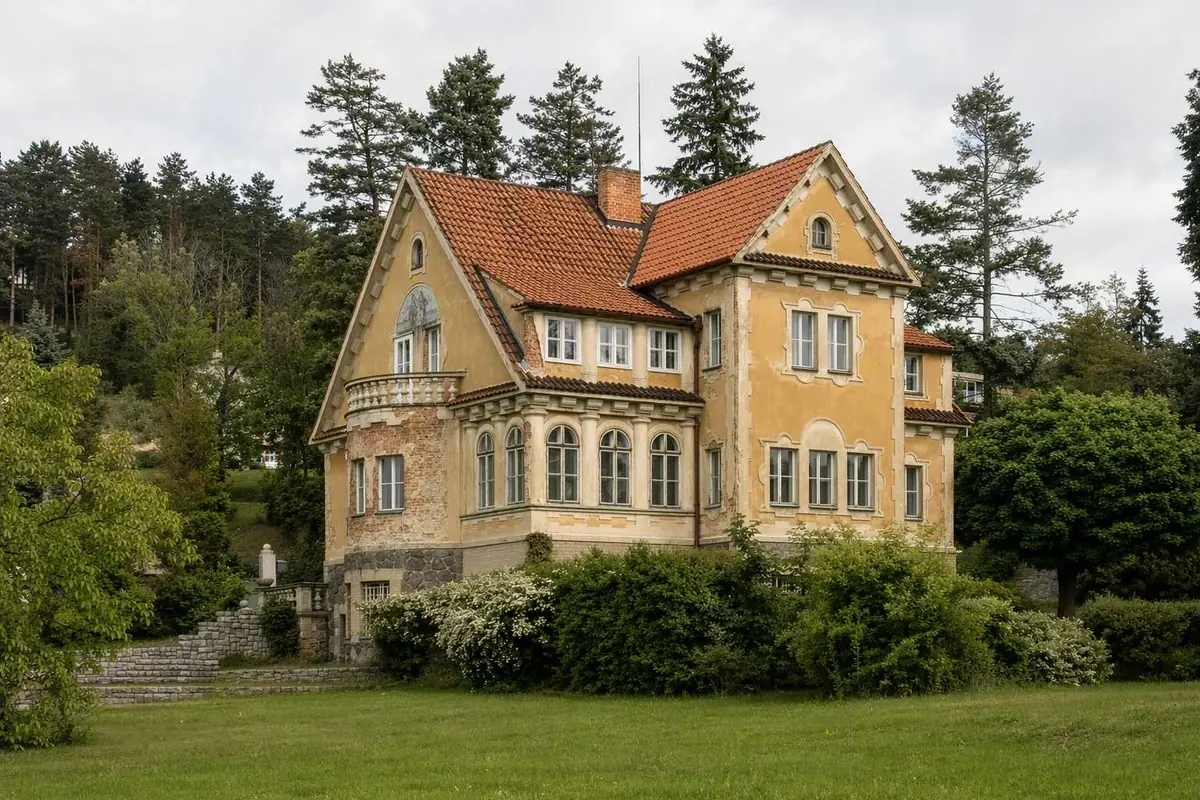 Hodkovičky: Viertel der Prominenten und Luxusvillas — Autobusová zastávka Klánova, Prag