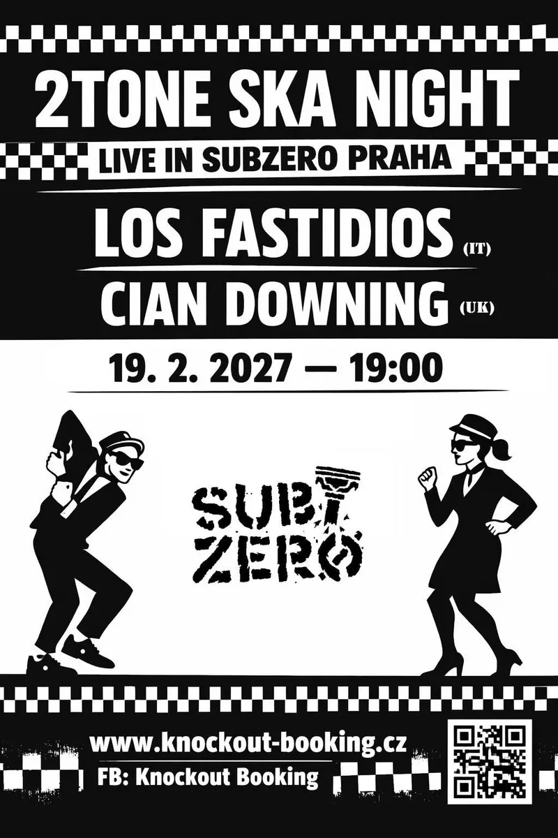 Los Fastidios & Cian Downing v Subzero — Subzero Prague, Praha