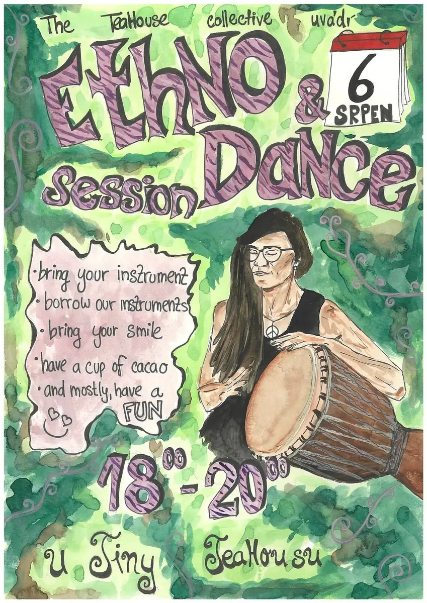 Ethno & Dance Session & Busking vol.1 — The Tiny Tea House, Прага