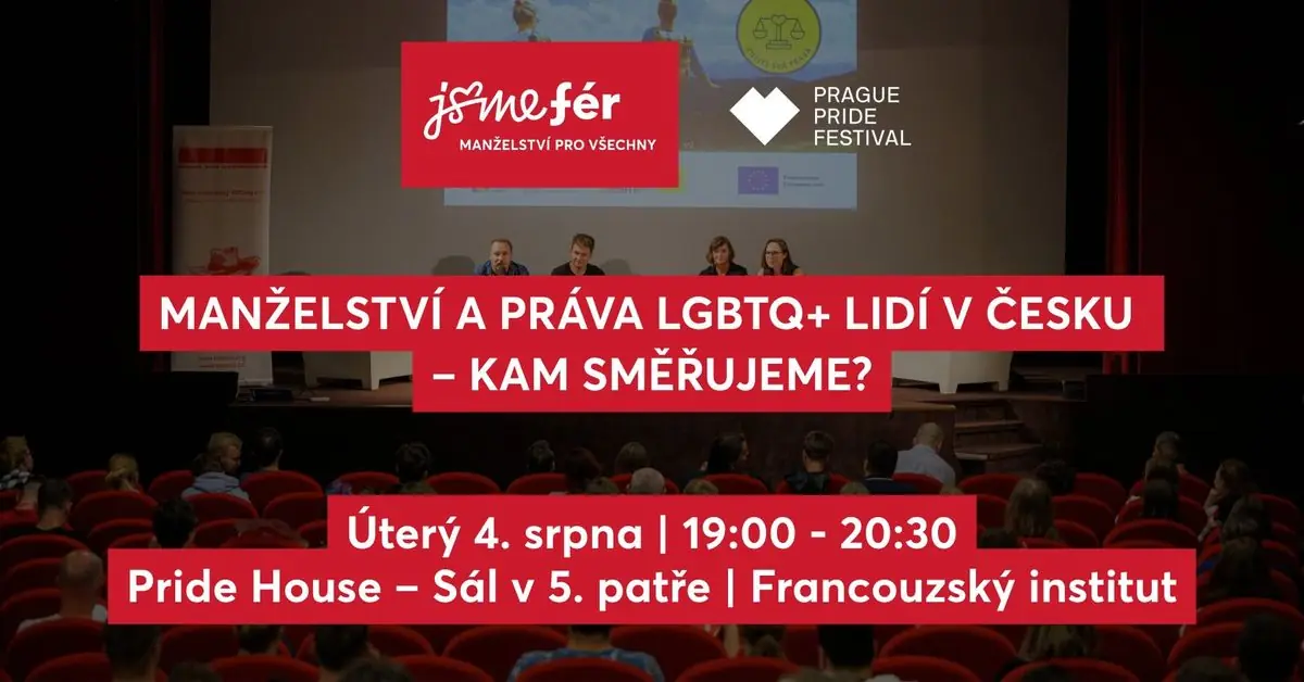 Шлюб та права ЛГБТК+ людей в Чеській Республіці - куди ми рухаємось? — Institut français de Prague, Прага