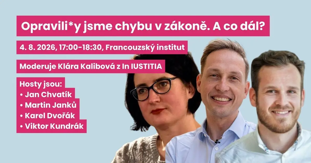 Ми виправили помилку в законі. Що далі? — Institut français de Prague, Прага