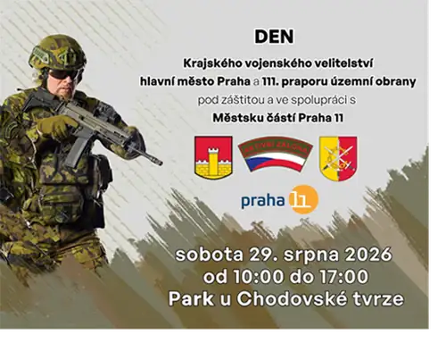 Den Krajského vojenského velitelství a 111. praporu územní obrany zavítá na Jižní Město