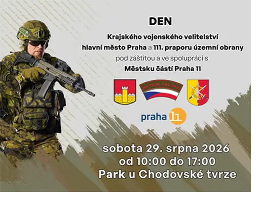 Den Krajského vojenského velitelství a 111. praporu územní obrany zavítá na Jižní Město — Radotín / Jižní Město / Malešice, Praha