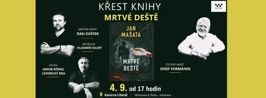 Book Launch: "Dead Rains" by Jan Mašata — Kavárna Liberál, Prague