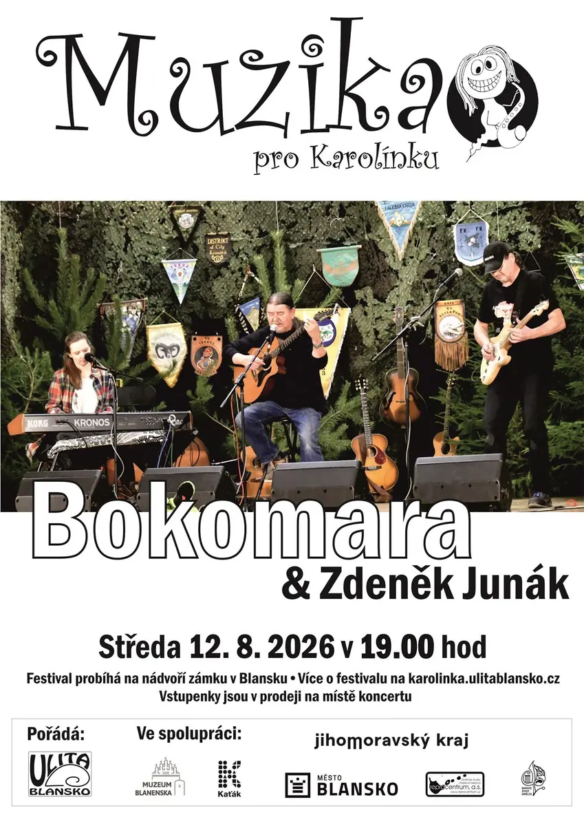 Muzika pro Karolínku - Bokomara — Zámek, Blansko