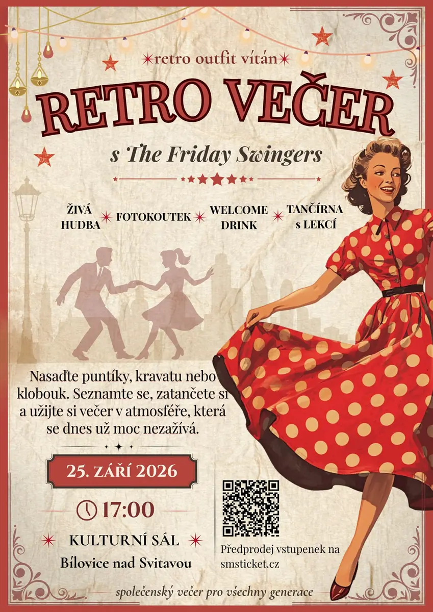 Retro večer s The Friday Swingers — Obecní hospoda, Bílovice nad Svitavou