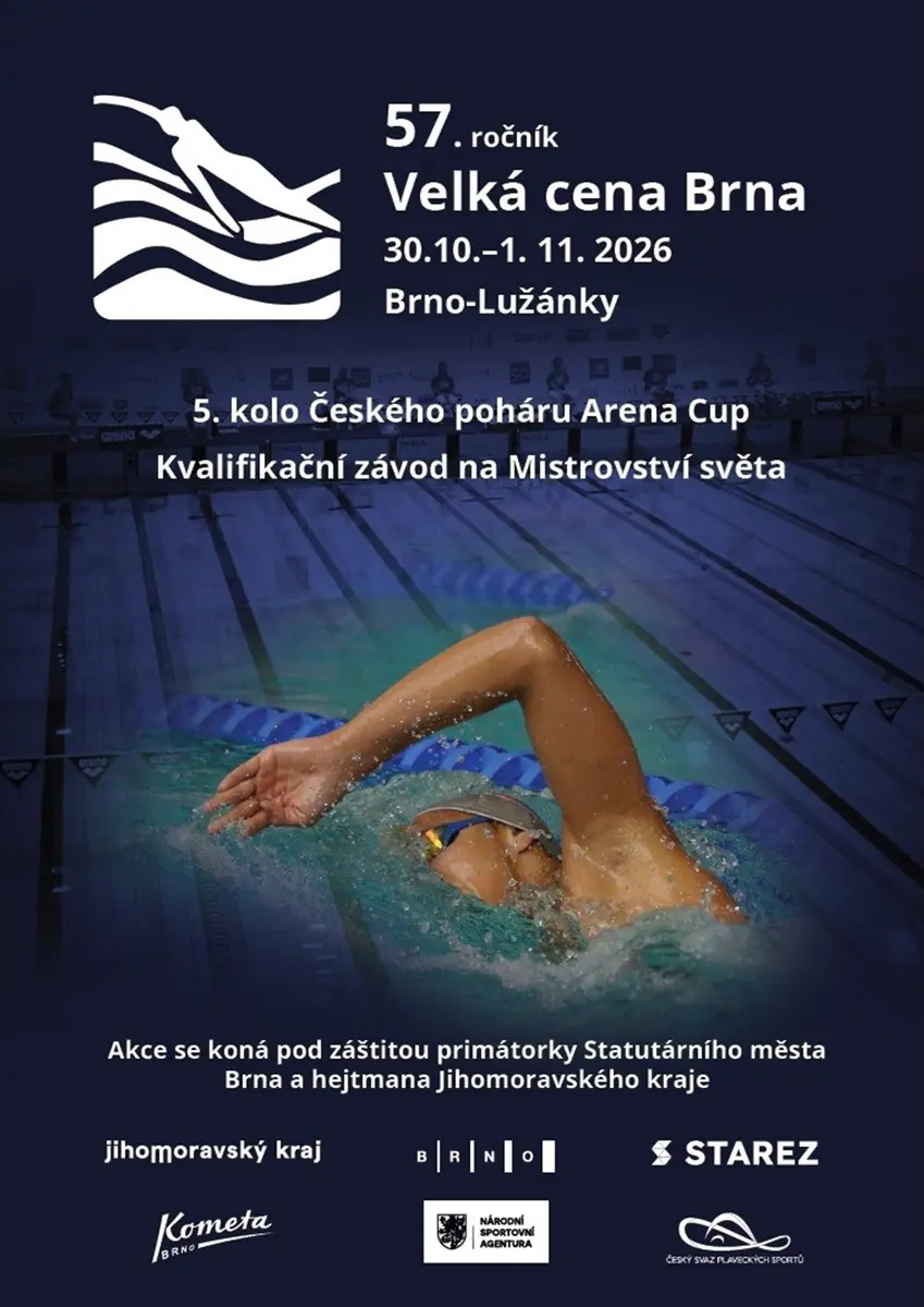 Grand Prix Brno 2026 - Swimming — Bazény Lužánky, Brno