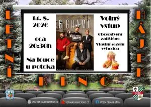 Летнее кино в Гайеке — Гайек - луг у потока, Гайек, Прага