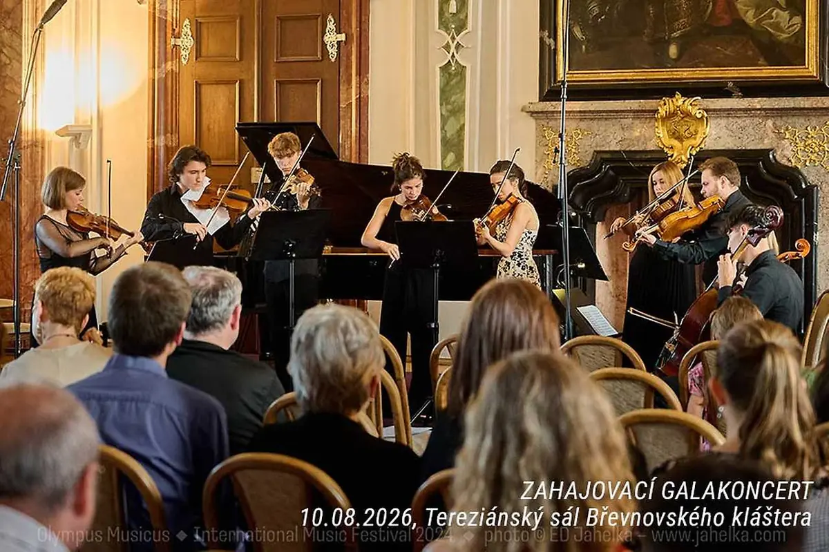 Zahajovací galakoncert – Hudba romantismu — Břevnovský klášter, Praha