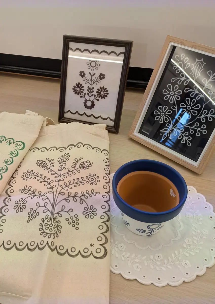 Creating Horácko Folk Patterns — Šmeralův statek, Třebíč