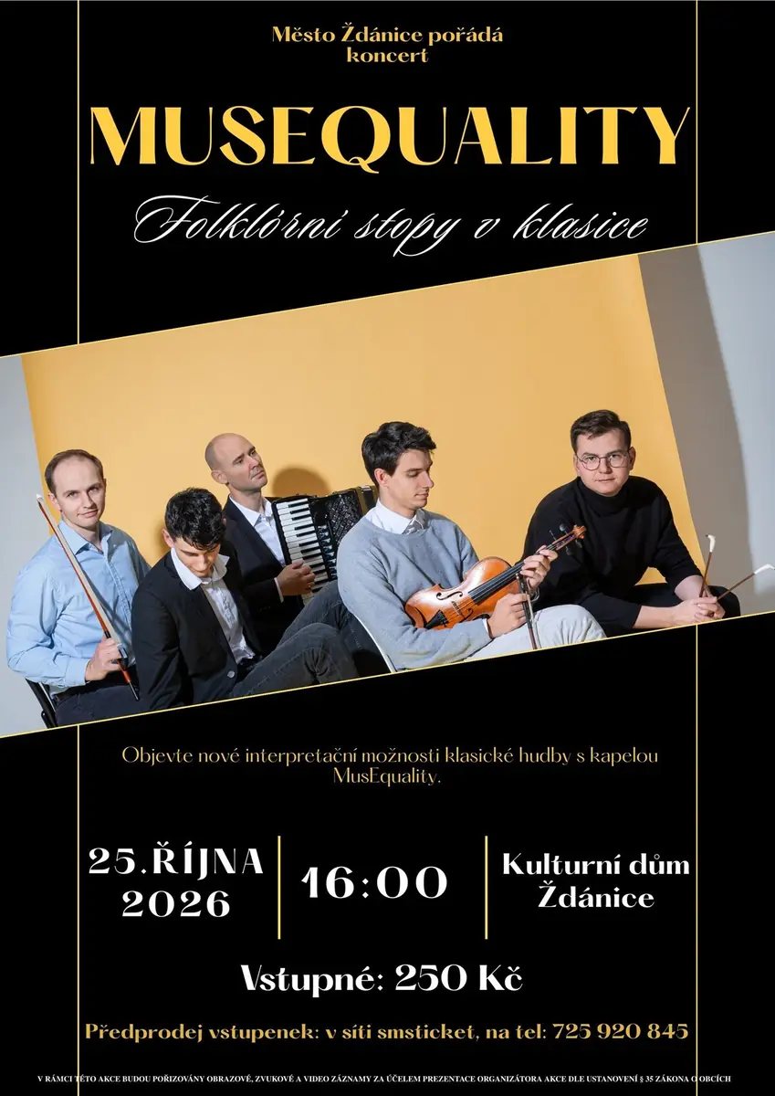MusEquality - folklórní stopy v klasice — Kulturní dům, Ždánice