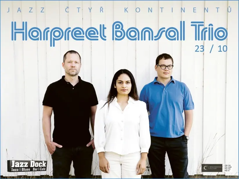 Harpreet Bansal Trio (NO/IND/CZ) — Jazz Dock, Praha