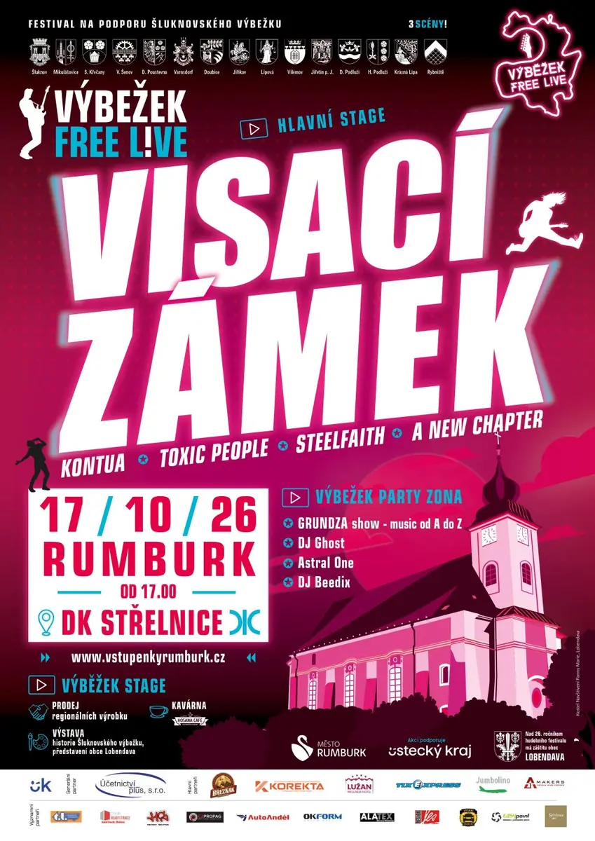 ВЫБЕЖЕК FREE L!VE 26 — Дом культуры Стрельница, Румбурк