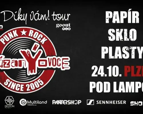 Zakázané ovoce - 10 Years Thank You! Tour + Support — Divadlo Pod lampou, Pilsen