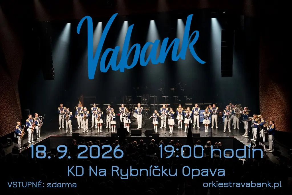 Концерт оркестра Vabank WOAK в Опаве - энергия, юмор и музыка без границ! — Культурный дом На Рыбничку, Опава