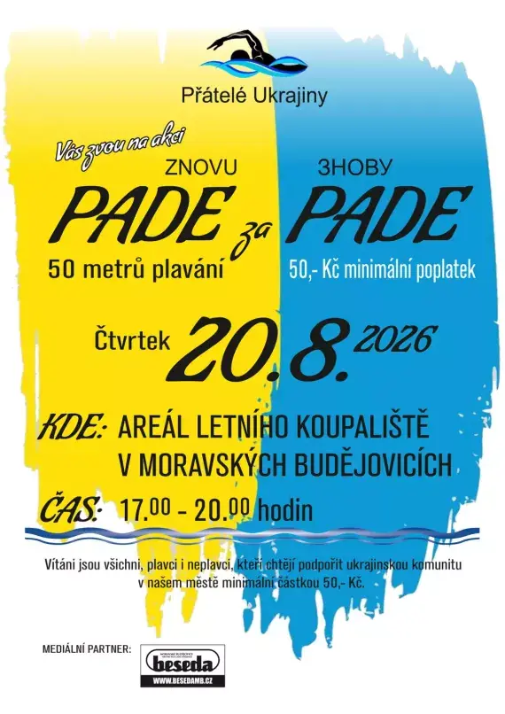 Pade za pade — MKS Beseda, Großer Saal, Moravské Budějovice