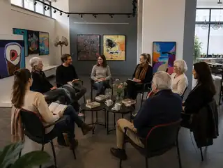 Zwischen den Zeilen: Leseclub im Art Rubikon