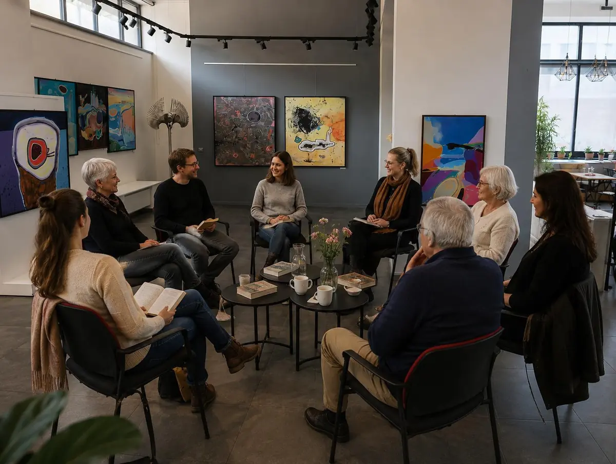 Between the Lines: Reading Club at Art Rubikon — ART Rubikon z.s., Olomouc