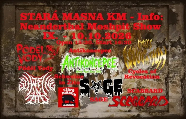 Neanderthal Moshpit Show IX. — Old Butchery, Kroměříž