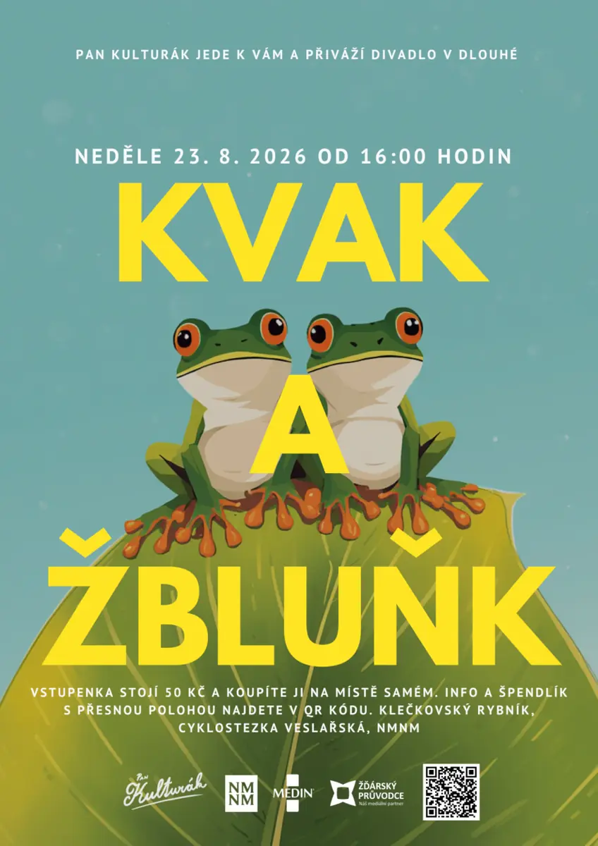 Frog and Toad Are Friends — Kulturák NMnM, Nové Město na Moravě