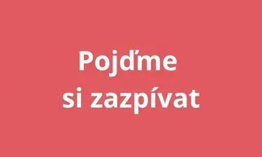 Давайте співати... вересень 2026 — Бібліотека Карла Дворжака, Вишков, Vyškov
