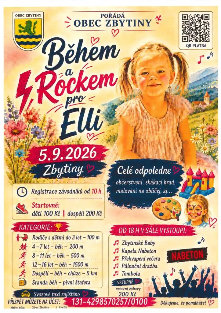 Rockem pro Elli - 4-й благодійний рок-фестиваль — Zbytiny, okres Prachatice, Zbytiny