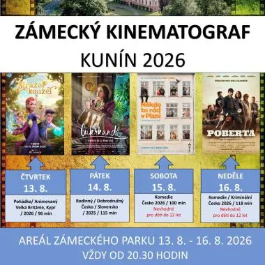 Zámecký kinematograf — Zámek Kunín, Kunín