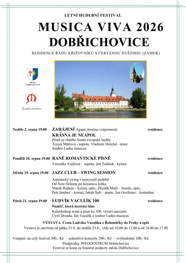 Výstava Cesta Ludvíka Vaculíka z Řehořůřky do Prahy a zpět — Zámek Dobřichopvice, Dobřichovice